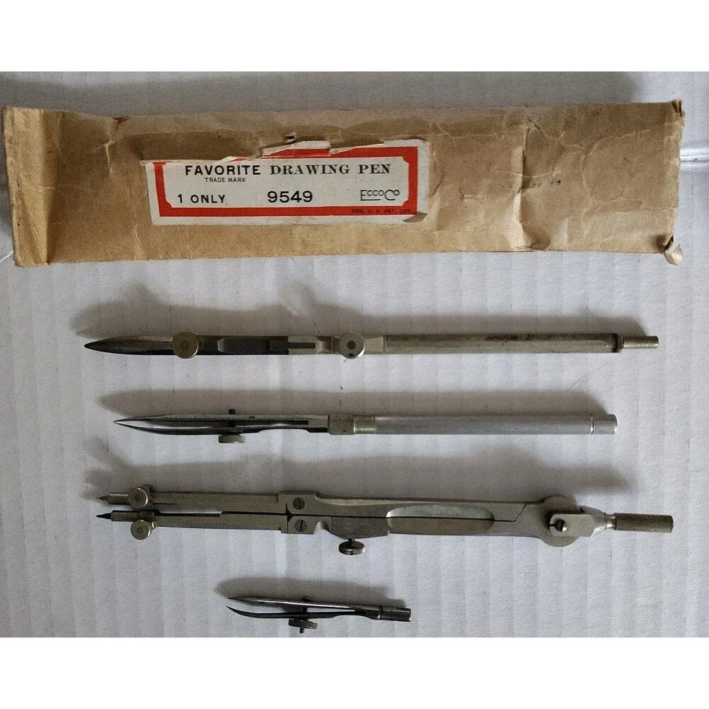 VTG Drafting Tool & Calligraphy Nib Lot Esterbrook Speedball Hunt 36 Pc
